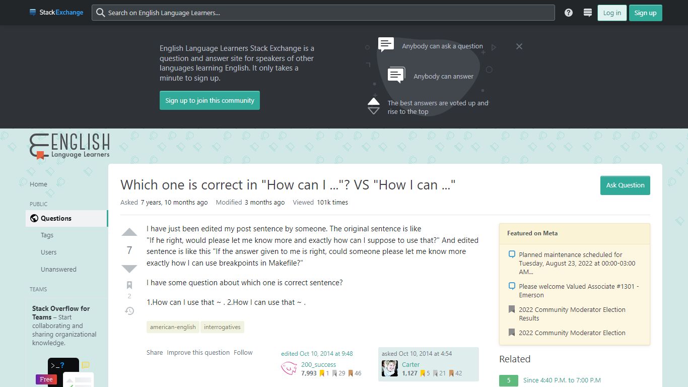 Which one is correct in "How can I ..."? VS "How I can ..."